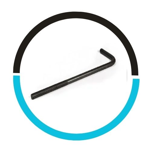 Carbon Steel L Type Foundation Bolts in UAE
